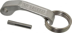 EVER-TITE Coupling Products - 3 - 5" Handle, Ring & Pin - Stainless Steel, Use with Cam & Groove Coupler Handle Assembly - Benchmark Tooling