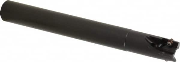 Kennametal - 3/4" Cut Diam, 0.58" Max Depth of Cut, 3/4" Shank Diam, 6-1/2" OAL, Indexable Square Shoulder End Mill - EC14.., EP14.. Inserts, Cylindrical Shank, 0° Lead Angle, Through Coolant - Benchmark Tooling