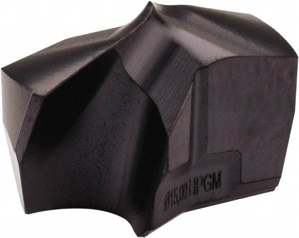 Kennametal - Series KSEM Plus, 15mm Diam Grade KC7315 140° Replaceable Drill Tip - Carbide, TiAlN Finish, A Seat Size - Benchmark Tooling