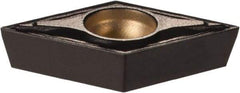 Kennametal - DCMT21.50.5 FP Grade KCM25 Carbide Turning Insert - TiN/TiCN/Al2O3 Finish, 55° Diamond, 1/4" Inscr Circle, 3/32" Thick, 0.0079" Corner Radius - Benchmark Tooling