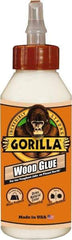 Gorilla Glue - 8 oz Bottle Natural Wood Glue - 3 to 4 hr Working Time, 24 hr Full Cure Time, Bonds to Cork Board & Wood - Benchmark Tooling