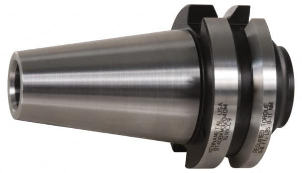 Kennametal - KM50 System Size, BT40 Taper, Modular Tool Holding System Adapter - 60mm Projection, 125.4mm OAL, Through Coolant - Exact Industrial Supply