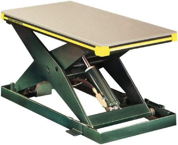 Southworth - 2,000 Lb Capacity Hydraulic Scissor Lift Table - 6-3/4" to 42-3/4" Lift Height, 48" Platform Length x 24" Platform Width - Benchmark Tooling