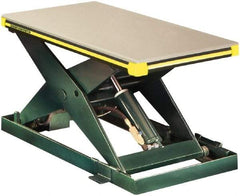 Southworth - 2,000 Lb Capacity Hydraulic Scissor Lift Table - 6-3/4" to 42-3/4" Lift Height, 48" Platform Length x 48" Platform Width - Benchmark Tooling