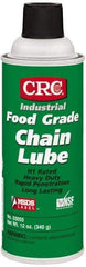 CRC - 16 oz Aerosol High Temperature Chain & Cable Lubricant - White, 8 to 325°F, Food Grade - Benchmark Tooling