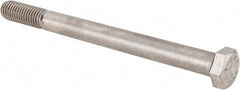 Value Collection - 1/2-13 UNC, 6" Length Under Head Hex Head Cap Screw - Partially Threaded, Grade 316 Stainless Steel, Uncoated, 3/4" Hex - Benchmark Tooling