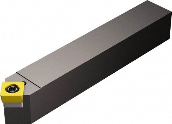 Sandvik Coromant - SSDC, Neutral Cut, 45° Lead Angle, 3/4" Shank Height x 3/4" Shank Width, Neutral Rake Indexable Turning Toolholder - 4-1/2" OAL, SCMT 09 T3 08 Insert Compatibility, Series CoroTurn 107 - Benchmark Tooling