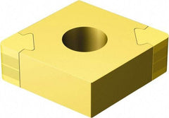Sandvik Coromant - CNGA431 Grade 7525 Carbide Turning Insert - TiN Finish, 80° Diamond, 1/2" Inscr Circle, 3/16" Thick, 1/64" Corner Radius - Benchmark Tooling