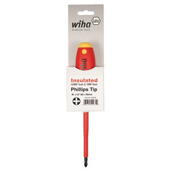 Insulated Cushion Grip Phillips Screwdriver #2 × 100 mm In Carded Hanger - Benchmark Tooling