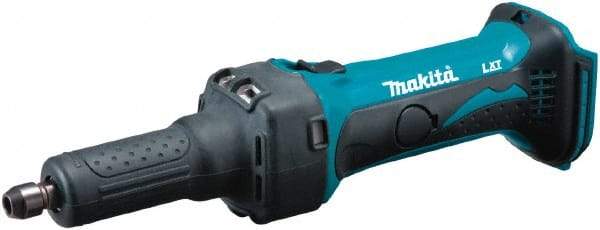 Makita - 1/4 Inch Collet, 25,000 RPM, Straight, Electric Die Grinder - 18 Volt - Benchmark Tooling