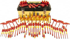 Wiha - 80 Piece Insulated Hand Tool Set - Comes in Molded Case - Benchmark Tooling