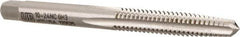 Union Butterfield - #10-24 UNC 2B/3B 4 Flute Bright Finish High Speed Steel Straight Flute Standard Hand Tap - Taper, Right Hand Thread, 2-3/8" OAL, 7/8" Thread Length, H3 Limit, Oversize - Exact Industrial Supply