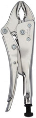 Proto - 10" OAL Curved Jaw Locking Pliers - 25/64" Jaw Width, 1-1/2" Jaw Depth, Steel Handle - Benchmark Tooling