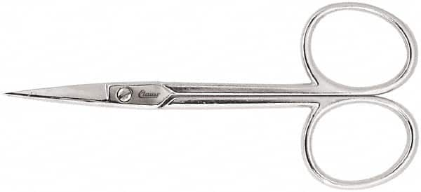 Clauss - 1" LOC, 8-1/2" OAL Straight Scissors - Steel Straight Handle, For Paper, Fabric - Benchmark Tooling