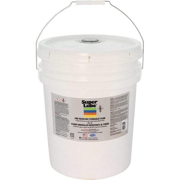 Synco Chemical - 5 Gal Pail Semisynthetic Hydraulic Oil - -20 to 60°F, SAE 80W, ISO 46, 46 cSt at 100°C - Benchmark Tooling