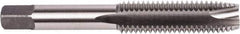 Union Butterfield - M2.5x0.45 Metric Coarse, 2 Flute, Bright Finish, High Speed Steel Spiral Point Tap - Plug Chamfer, Right Hand Thread, 1-13/16" OAL, 1/2" Thread Length, 0.141" Shank Diam, 6H Class of Fit, Series 1785M - Exact Industrial Supply