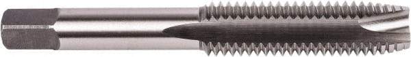 Union Butterfield - M7x1.00 Metric Coarse, 2 Flute, Bright Finish, High Speed Steel Spiral Point Tap - Plug Chamfer, Right Hand Thread, 2-23/32" OAL, 1-1/8" Thread Length, 0.318" Shank Diam, 6H Class of Fit, Series 1785M - Exact Industrial Supply