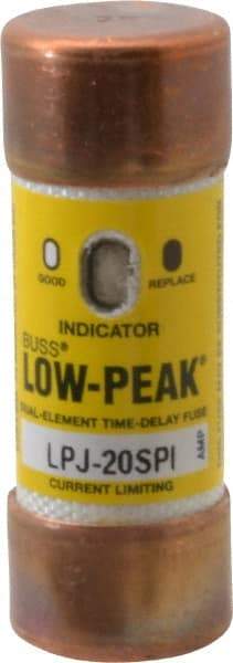 Cooper Bussmann - 300 VDC, 600 VAC, 20 Amp, Time Delay General Purpose Fuse - Fuse Holder Mount, 2-1/4" OAL, 100 at DC, 300 at AC (RMS) kA Rating, 13/16" Diam - Benchmark Tooling