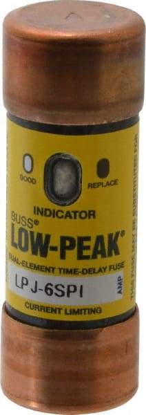 Cooper Bussmann - 300 VDC, 600 VAC, 6 Amp, Time Delay General Purpose Fuse - Fuse Holder Mount, 2-1/4" OAL, 100 at DC, 300 at AC (RMS) kA Rating, 13/16" Diam - Benchmark Tooling