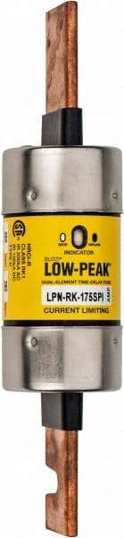 Cooper Bussmann - 250 VAC/VDC, 175 Amp, Time Delay General Purpose Fuse - Bolt-on Mount, 7-1/8" OAL, 100 at DC, 300 at AC (RMS) kA Rating, 1-19/32" Diam - Benchmark Tooling