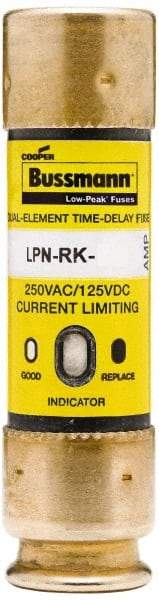 Cooper Bussmann - 125 VDC, 250 VAC, 40 Amp, Time Delay General Purpose Fuse - Fuse Holder Mount, 76.2mm OAL, 100 at DC, 300 at AC (RMS) kA Rating, 13/16" Diam - Benchmark Tooling