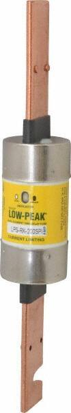 Cooper Bussmann - 300 VDC, 600 VAC, 200 Amp, Time Delay General Purpose Fuse - Bolt-on Mount, 9-5/8" OAL, 100 at DC, 300 at AC (RMS) kA Rating, 1-39/64" Diam - Benchmark Tooling