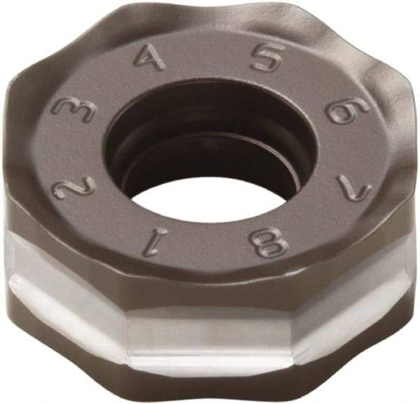 Seco - ONMU050410 M11 Grade T350M Carbide Milling Insert - TiCN/Al2O3 Finish, 0.157" Thick, 0.472" Inscribed Circle - Benchmark Tooling