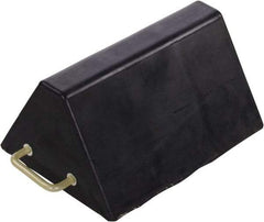 Vestil - 16" Wide x 8" High x 12" Deep, Rubber Wheel Chock - Benchmark Tooling
