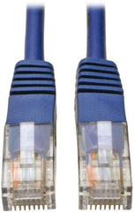 Tripp-Lite - Cat5e, 24 AWG, 8 Wires, 550 MHz, Unshielded Network & Ethernet Cable - Blue, PVC, 100' OAL - Benchmark Tooling