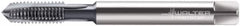 Walter-Prototyp - 3/8-16 UNC, 3 Flute, TiCN Finish, Powdered Metal Spiral Point Tap - Plug Chamfer, Right Hand Thread, 2-15/16" OAL, 19mm Thread Length, 9.68mm Shank Diam, 3B Class of Fit, Series A2220766 - Exact Industrial Supply