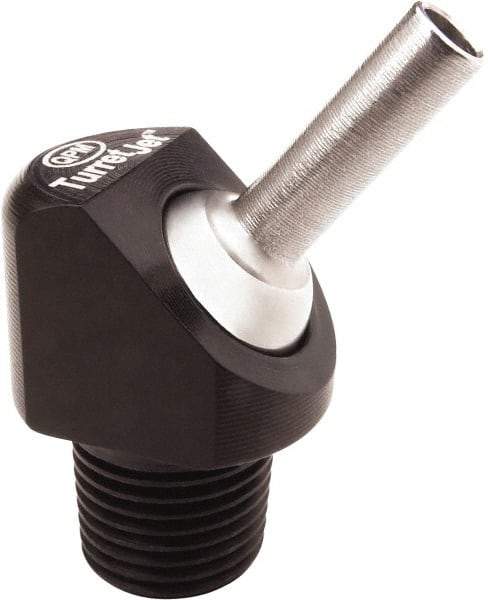 QPM Products - 0.11" Hose Inside Diam, Coolant Hose Nozzle - NPT, for Use with CNC Lathes - Benchmark Tooling