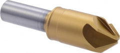 M.A. Ford - 3/4" Head Diam, 1/2" Shank Diam, 6 Flute 82° High Speed Steel Countersink - Benchmark Tooling