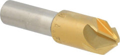 M.A. Ford - 1/2" Head Diam, 3/8" Shank Diam, 6 Flute 82° High Speed Steel Countersink - Benchmark Tooling