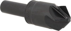 M.A. Ford - 7/8" Head Diam, 1/2" Shank Diam, 6 Flute 100° High Speed Steel Countersink - Benchmark Tooling