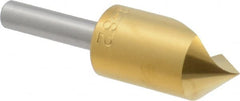 M.A. Ford - 5/8" Head Diam, 1/4" Shank Diam, 1 Flute 82° High Speed Steel Countersink - Benchmark Tooling