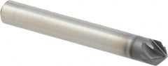 M.A. Ford - 1/4" Head Diam, 1/4" Shank Diam, 6 Flute 90° High Speed Steel Countersink - Benchmark Tooling