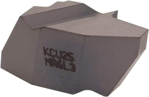 Kennametal - NA6 Grade KCU25, Internal/External Acme Threading Insert - 3 TPI Int Pitch, Left Hand Insert, AlTiN Finish, Carbide - Benchmark Tooling