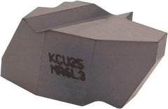 Kennametal - NA6 Grade KCU25, Internal/External Acme Threading Insert - 3 TPI Int Pitch, Left Hand Insert, AlTiN Finish, Carbide - Benchmark Tooling