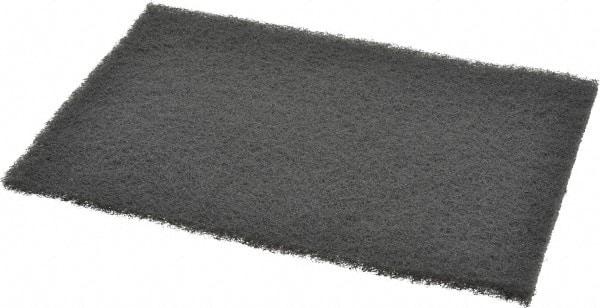 3M - Ultra Fine Grade, Silicon Carbide Hand Pad - Gray, 6" Wide x 9" Long, Nonwoven - Benchmark Tooling