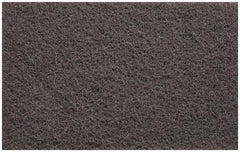 3M - Medium Grade, Silicon Carbide Hand Pad - Gray, 6" Wide x 9" Long, Nonwoven - Benchmark Tooling