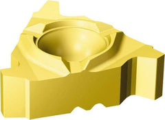 Sandvik Coromant - 26627 F Grade 1020, Internal ISO Trapezoidal 30° Threading Insert - 80mm Int Pitch, Right Hand Insert, Carbide - Benchmark Tooling