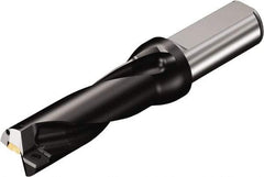Sandvik Coromant - 143mm Max Drill Depth, 3xD, 46mm Diam, Indexable Insert Drill - 2 Inserts, 40mm Shank Diam, Flange Shank - Benchmark Tooling