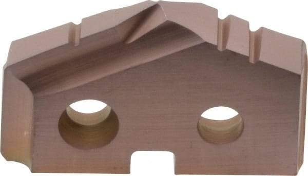 Allied Machine and Engineering - 7/8" Diam x 5/32" Thick, Seat Code 1, 132° Included Angle Spade Drill Insert - AM200 Coated, Cobalt, Grade Super Cobalt, Series GEN2 T-A - Benchmark Tooling