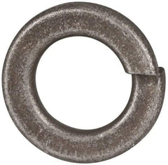 Value Collection - 1/2", 0.502" ID, 1/8" Thick Split Lock Washer - Grade 2 Spring Steel, Zinc Yellow Dichromate Finish, 0.502" Min ID, 0.512" Max ID, 0.869" Max OD - Benchmark Tooling