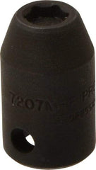 Proto - 3/8" Drive 7mm Standard Magnetic Impact Socket - 6 Points, 1-3/32" OAL - Benchmark Tooling