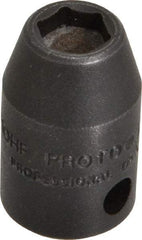 Proto - 3/8" Drive 5/16" Standard Magnetic Impact Socket - 6 Points, 1-3/32" OAL - Benchmark Tooling