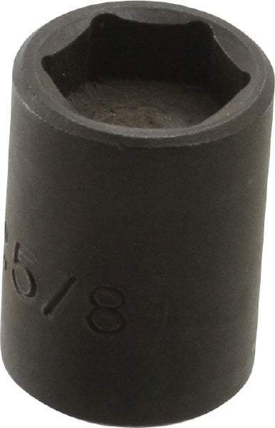 Proto - 3/8" Drive 5/8" Standard Magnetic Impact Socket - 6 Points, 1-7/32" OAL - Benchmark Tooling