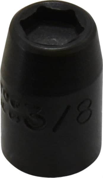 Proto - 3/8" Drive, 3/8" Socket, Power Socket - 6 Points, 1-3/32" OAL - Benchmark Tooling