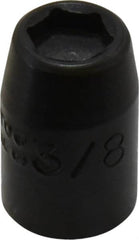Proto - 3/8" Drive, 3/8" Socket, Power Socket - 6 Points, 1-3/32" OAL - Benchmark Tooling