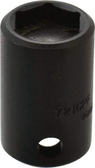 Proto - 3/8" Drive, 1/2" Socket, Power Socket - 6 Points, 1-3/16" OAL - Benchmark Tooling